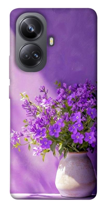 Чехол itsPrint Vase with flowers для Realme 10 Pro+, цветы, купить оптом с доставкой