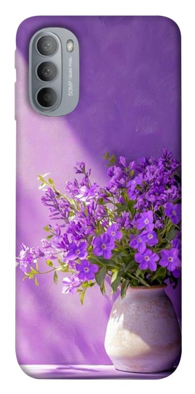 Чехол itsPrint Vase with flowers для Motorola Moto G31, цветы, купить оптом с доставкой