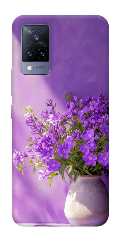 Чохол itsPrint Vase with flowers для Vivo V21, квіти, купити оптом з доставкою