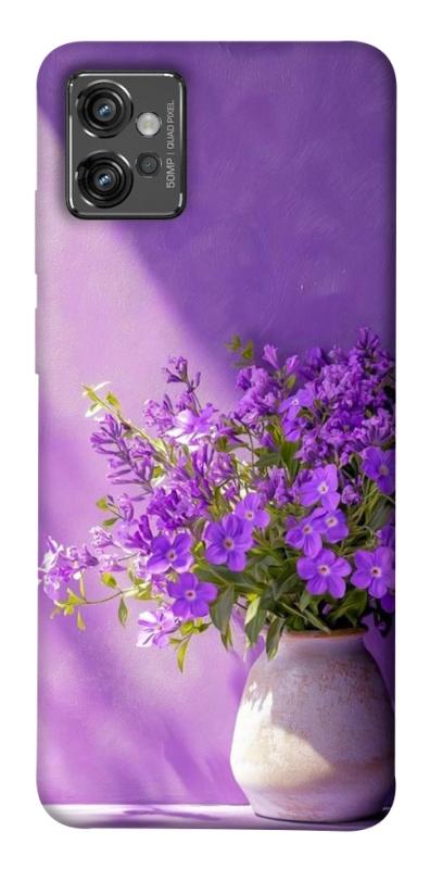 Чехол itsPrint Vase with flowers для Motorola Moto G32, цветы, купить оптом с доставкой