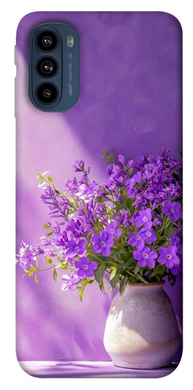 Чехол itsPrint Vase with flowers для Motorola Moto G41, цветы, купить оптом с доставкой