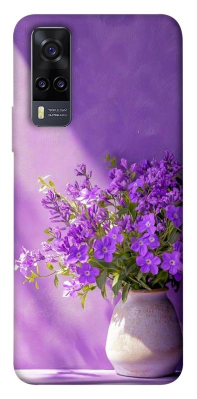 Чехол itsPrint Vase with flowers для Vivo Y31, цветы, купить оптом с доставкой