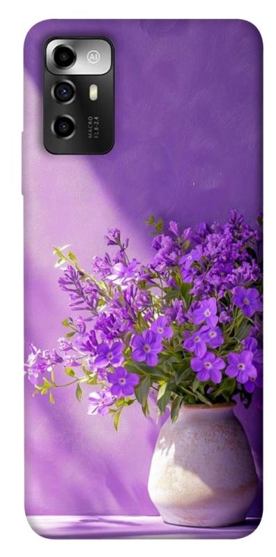 Чехол itsPrint Vase with flowers для ZTE Blade A72, цветы, купить оптом с доставкой