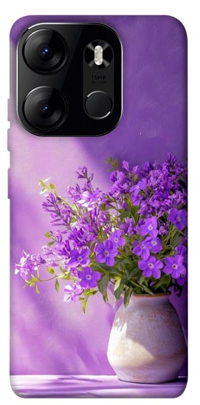 Чехол itsPrint Vase with flowers для Tecno Spark Go 2023, цветы, купить оптом с доставкой