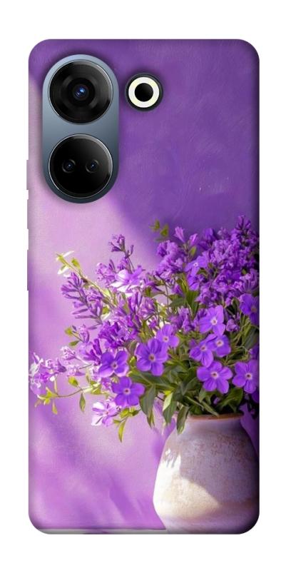 Чехол itsPrint Vase with flowers для TECNO Camon 20 Pro (CK7n), цветы, купить оптом с доставкой