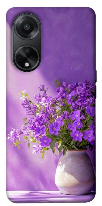Чехол itsPrint Vase with flowers для Oppo A98, цветы, купить оптом с доставкой