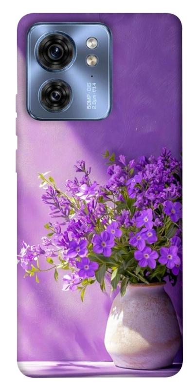 Чехол itsPrint Vase with flowers для Motorola Edge 40, цветы, купить оптом с доставкой