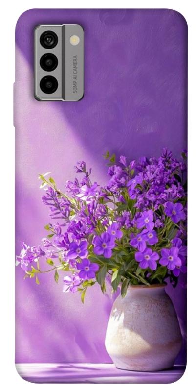 Чехол itsPrint Vase with flowers для Nokia G22, цветы, купить оптом с доставкой