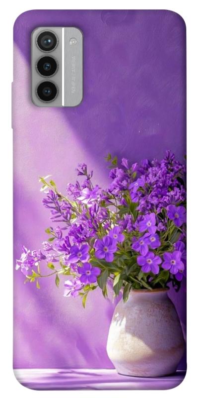 Чехол itsPrint Vase with flowers для Nokia G42, цветы, купить оптом с доставкой