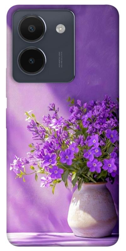 Чехол itsPrint Vase with flowers для Vivo Y36, цветы, купить оптом с доставкой