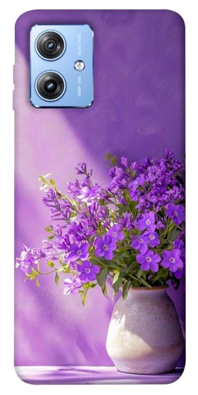 Чохол itsPrint Vase with flowers для Motorola Moto G84, квіти, купити оптом з доставкою