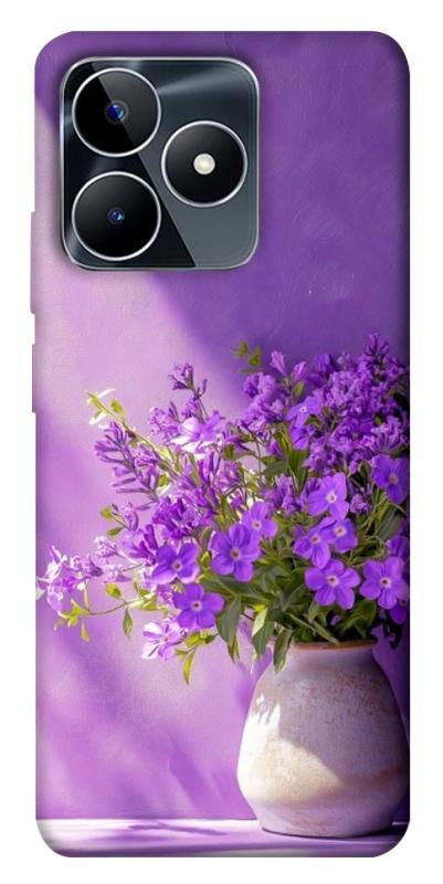 Чехол itsPrint Vase with flowers для Realme C53, цветы, купить оптом с доставкой