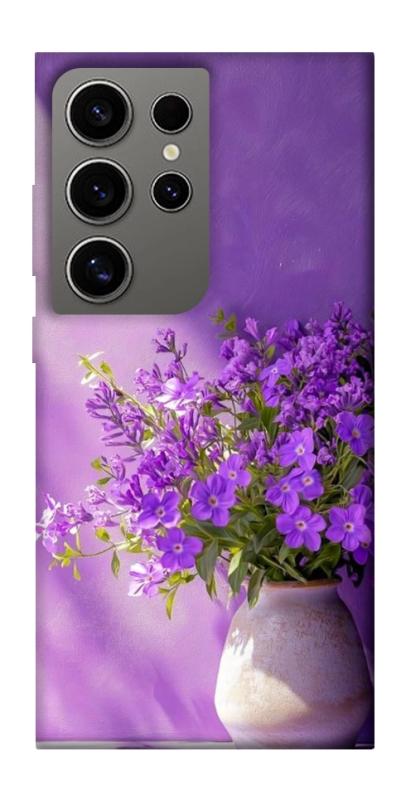 Чехол itsPrint Vase with flowers для Samsung Galaxy S24 Ultra, цветы, купить оптом с доставкой