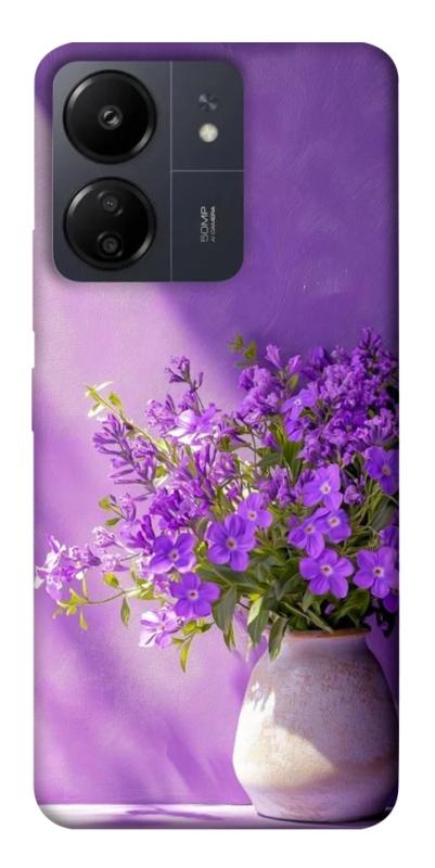 Чехол itsPrint Vase with flowers для Xiaomi Redmi 13C, цветы, купить оптом с доставкой
