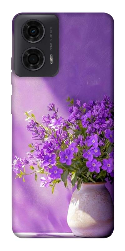 Чехол itsPrint Vase with flowers для Motorola Moto G24, цветы, купить оптом с доставкой