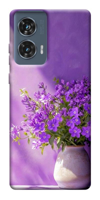 Чохол itsPrint Vase with flowers для Motorola Edge 50 Fusion, квіти, купити оптом з доставкою