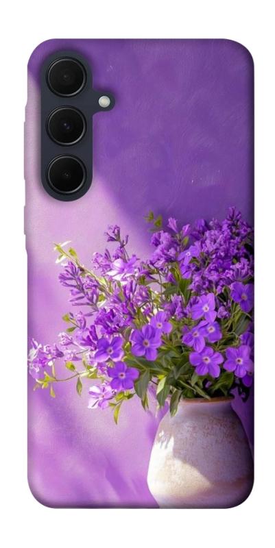 Чехол itsPrint Vase with flowers для Samsung Galaxy A55, цветы, купить оптом с доставкой