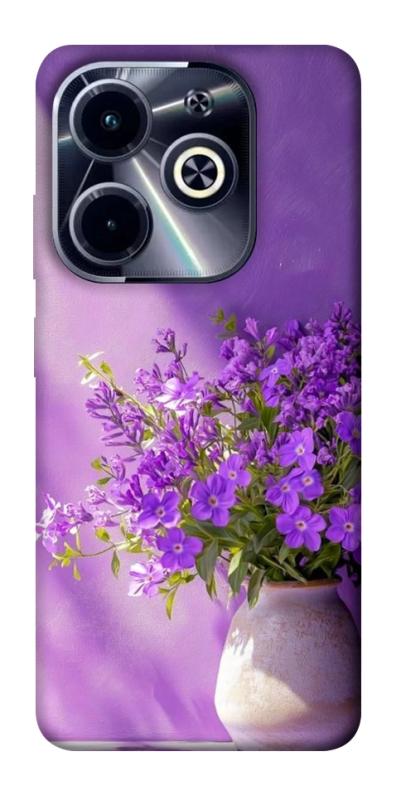 Чехол itsPrint Vase with flowers для Infinix Hot 40i, цветы, купить оптом с доставкой