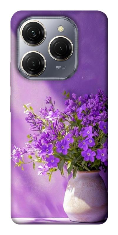 Чехол itsPrint Vase with flowers для TECNO Spark 20 Pro, цветы, купить оптом с доставкой