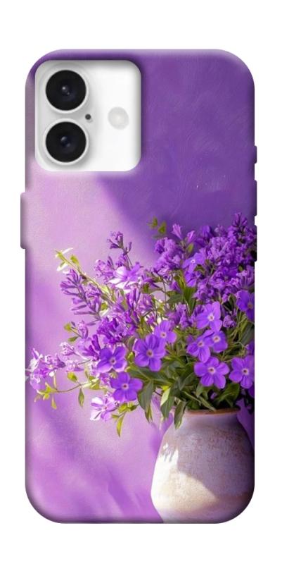 Чехол itsPrint Vase with flowers для Apple iPhone 16 Plus (6.7"), цветы, купить оптом с доставкой