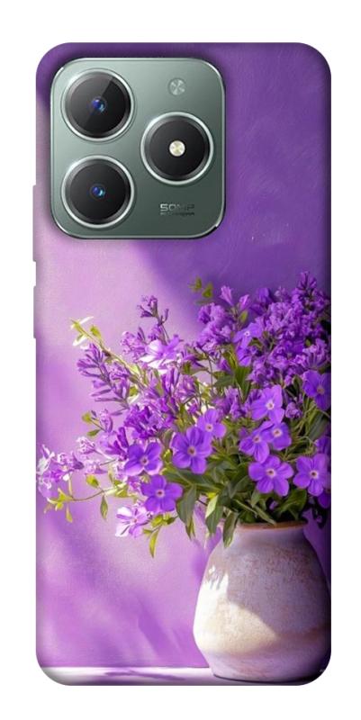 Чехол itsPrint Vase with flowers для Realme C61 4G, цветы, купить оптом с доставкой