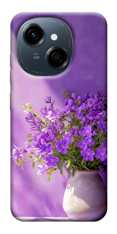 Чехол itsPrint Vase with flowers для TECNO Spark Go 1, цветы, купить оптом с доставкой