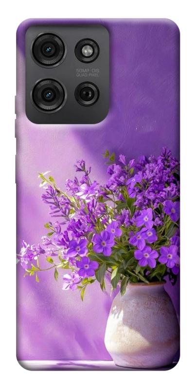 Чехол itsPrint Vase with flowers для Motorola Moto G75 5G, цветы, купить оптом с доставкой