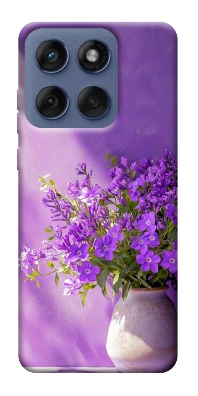 Чехол itsPrint Vase with flowers для Motorola Edge 60 Fusion, цветы, купить оптом с доставкой