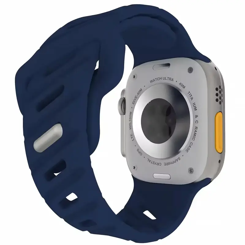 Ремешок Urban для Apple Watch 42(ser.1-3)/44/45/46/49mm, Midnight Blue, Силикон (TPU), купить оптом с доставкой