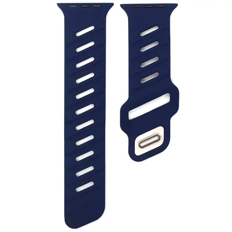 Ремешок Urban для Apple Watch 42(ser.1-3)/44/45/46/49mm, Midnight Blue 1, Силикон (TPU), купить оптом с доставкой