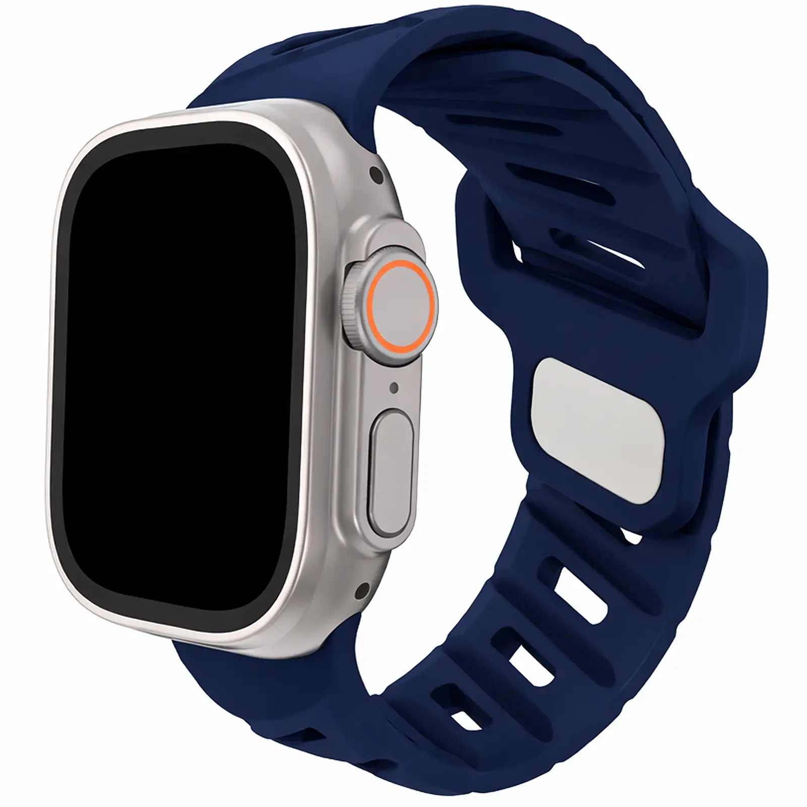 Ремешок Urban для Apple Watch 42(ser.1-3)/44/45/46/49mm, Midnight Blue 2, Силикон (TPU), купить оптом с доставкой