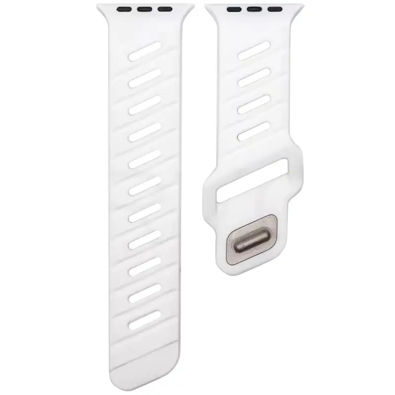 Ремешок Urban для Apple Watch 42(ser.1-3)/44/45/46/49mm, White 1, Силикон (TPU), купить оптом с доставкой