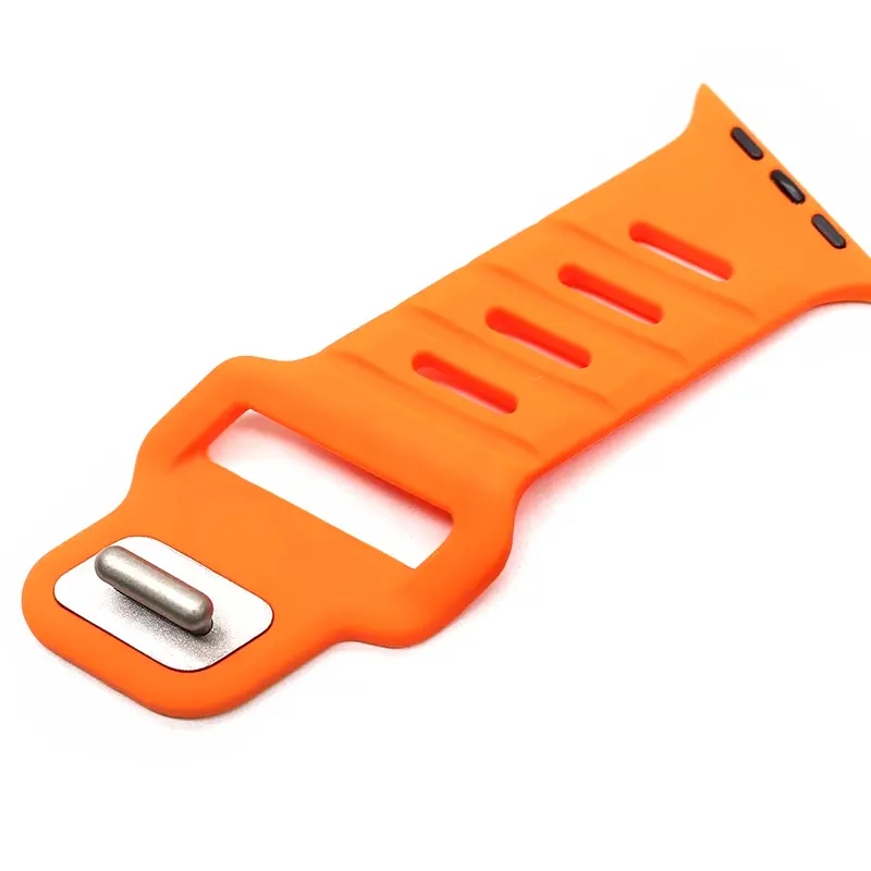 Ремешок Urban для Apple Watch 42(ser.1-3)/44/45/46/49mm, Orange 2, Силикон (TPU), купить оптом с доставкой