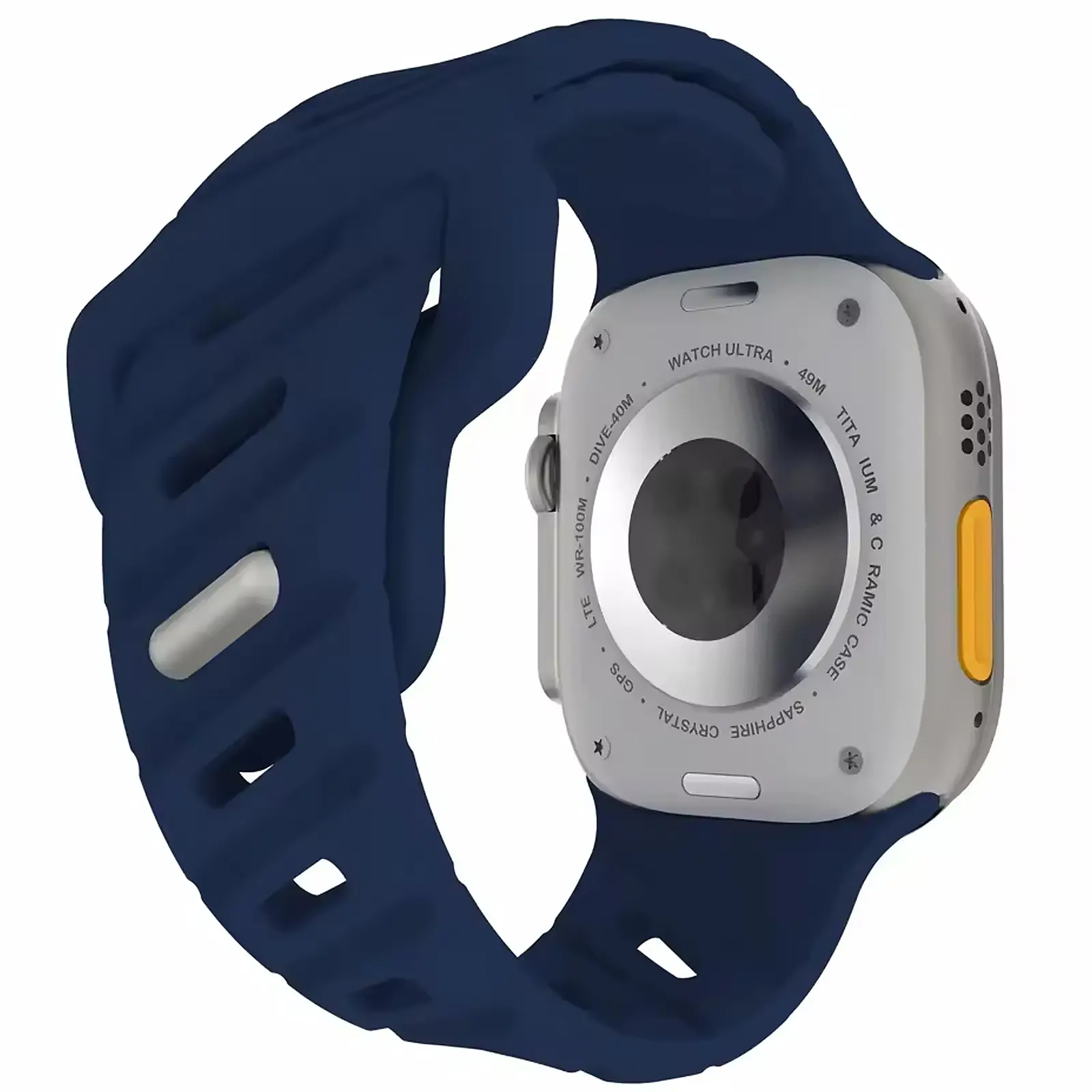 Уценка Ремешок Urban для Apple Watch 42(ser.1-3)/44/45/46/49mm, Поврежденная упаковка / Midnight Blue, Силикон (TPU), купить оптом с доставкой