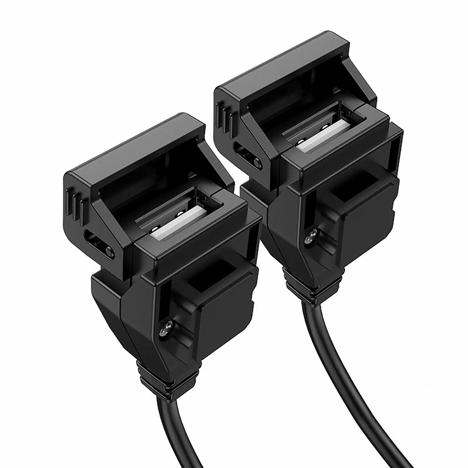 АЗП Hoco Z45A 2.4A для мотоцикла (2USB-A), Black 1, купити оптом з доставкою