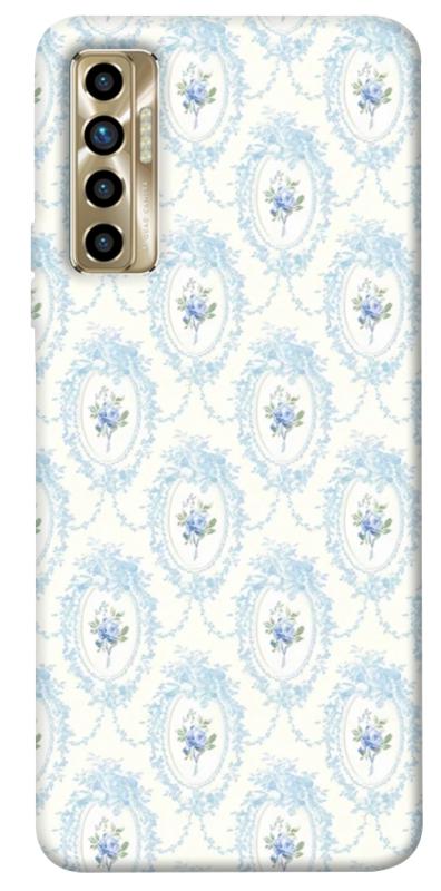 Чехол itsPrint Голубая классика для TECNO Camon 17P, паттерн, купить оптом с доставкой