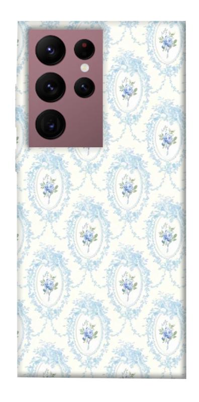 Чехол itsPrint Голубая классика для Samsung Galaxy S22 Ultra, паттерн, купить оптом с доставкой