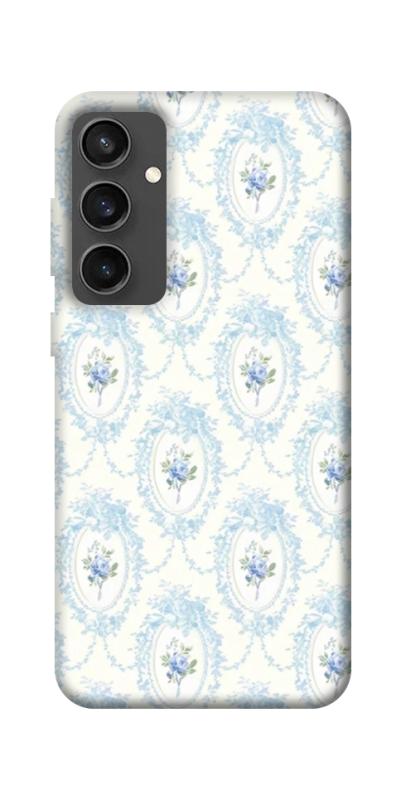 Чехол itsPrint Голубая классика для Samsung Galaxy S24 FE, паттерн, купить оптом с доставкой