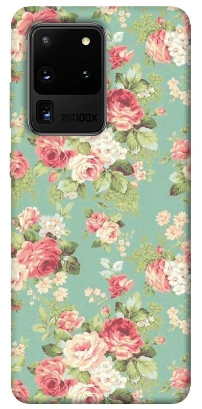 Чехол itsPrint Vintage Mint для Samsung Galaxy S20 Ultra, паттерн, купить оптом с доставкой
