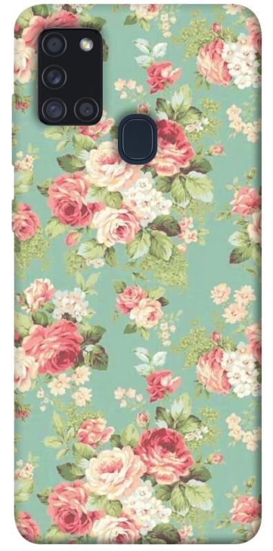Чехол itsPrint Vintage Mint для Samsung Galaxy A21s, паттерн, купить оптом с доставкой