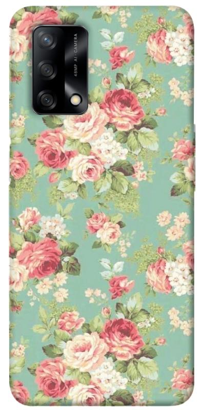 Чехол itsPrint Vintage Mint для Oppo A74 4G, паттерн, купить оптом с доставкой