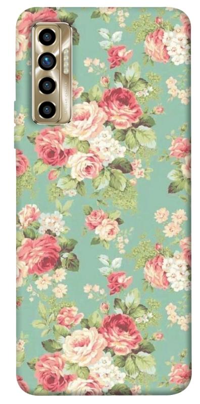 Чехол itsPrint Vintage Mint для TECNO Camon 17P, паттерн, купить оптом с доставкой