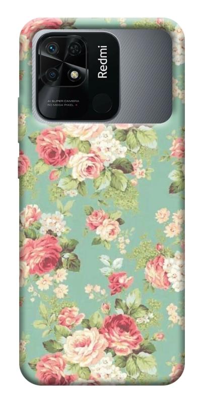 Чехол itsPrint Vintage Mint для Xiaomi Redmi 10C, паттерн, купить оптом с доставкой