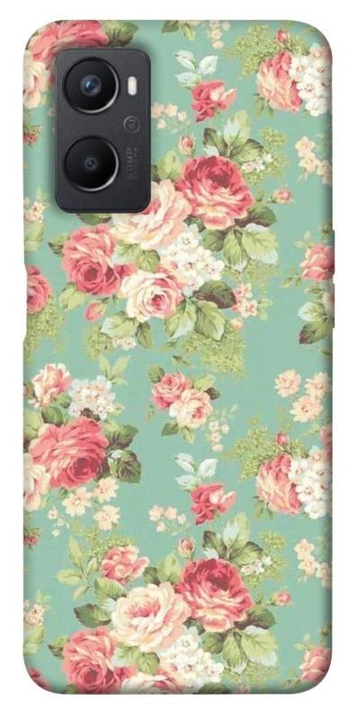 Чехол itsPrint Vintage Mint для Oppo A96, паттерн, купить оптом с доставкой