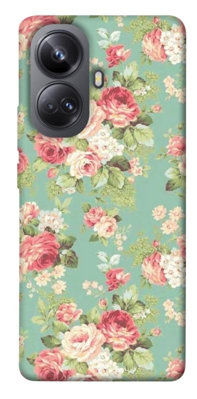 Чехол itsPrint Vintage Mint для Realme 10 Pro+, паттерн, купить оптом с доставкой