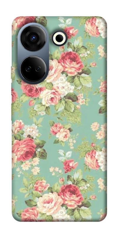 Чехол itsPrint Vintage Mint для TECNO Camon 20 Pro (CK7n), паттерн, купить оптом с доставкой