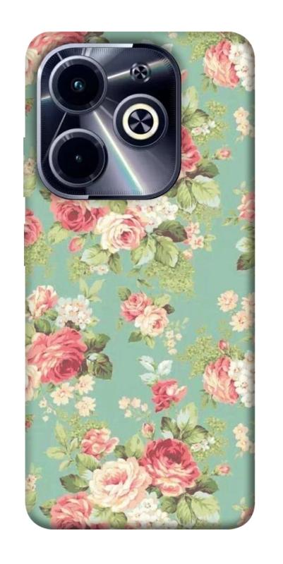Чехол itsPrint Vintage Mint для Infinix Hot 40i, паттерн, купить оптом с доставкой