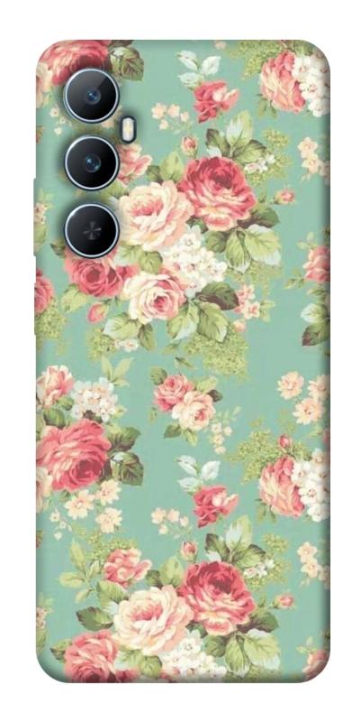Чехол itsPrint Vintage Mint для Realme C65 4G, паттерн, купить оптом с доставкой