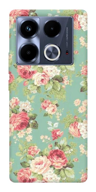 Чехол itsPrint Vintage Mint для Infinix Note 40 4G, паттерн, купить оптом с доставкой