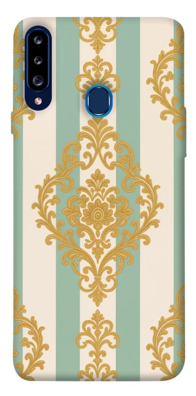 Чехол itsPrint Gold Mint для Samsung Galaxy A20s, паттерн, купить оптом с доставкой